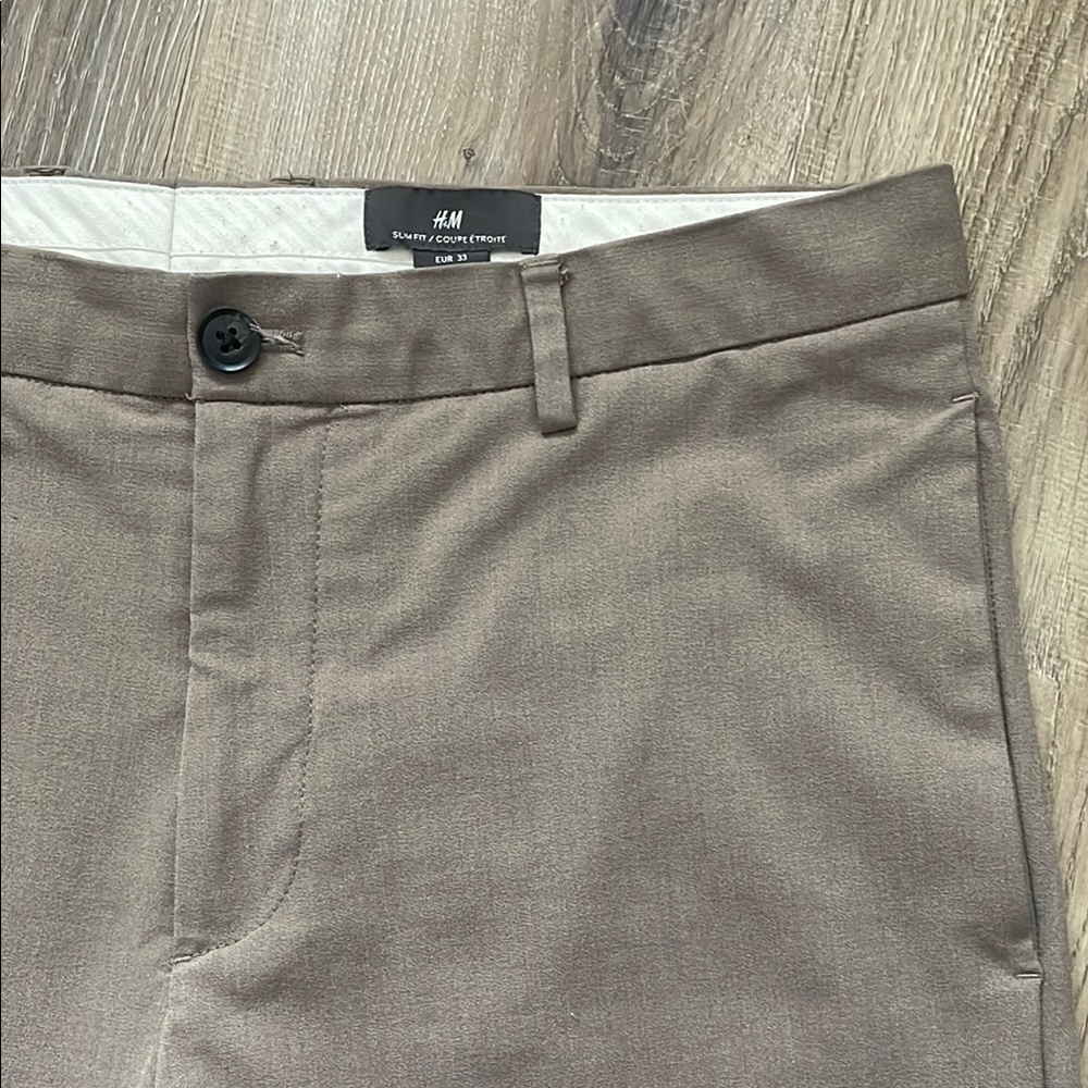 H&M Classic Tan Trousers